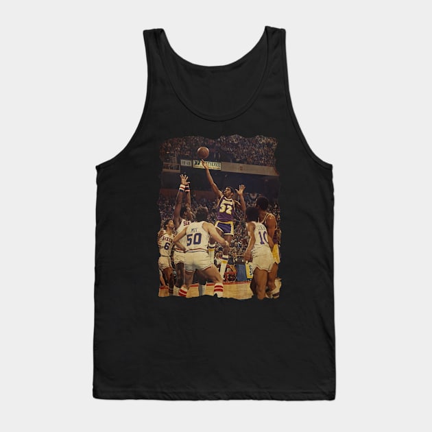 Magic Johnson vs Sixers - NBA Finals Game 6, 1980 Vintage Tank Top by CAH BLUSUKAN